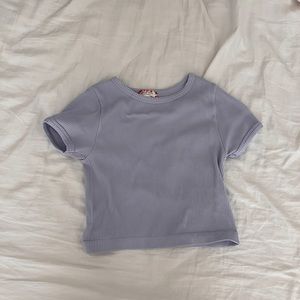 Altard state cropped ribbed tshirt